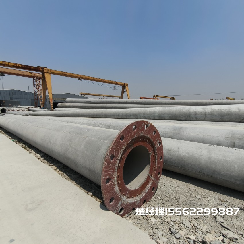 临湘12米无拉线电杆